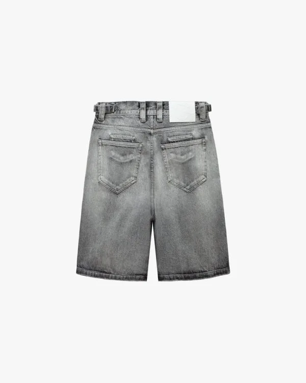 IVORY DENIM JORTS - Pantalons & Jorts - streetwear Avenue Wear