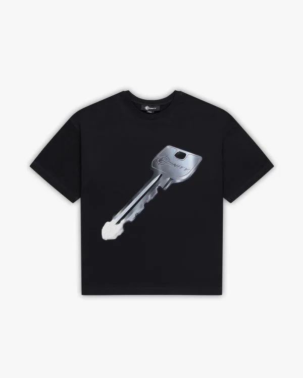 Key tee black - Avenue Wear