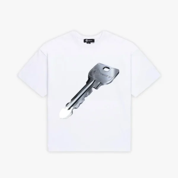 Key tee white - Avenue Wear