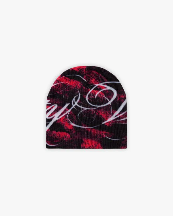 KISS BEANIE - BLACK - Accessoires - streetwear Avenue Wear