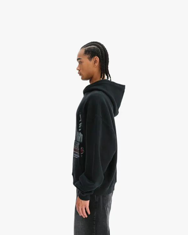 LADY LIBERTY HOODIE VINTAGE WASH - Sweats & Hoodies - streetwear Avenue Wear