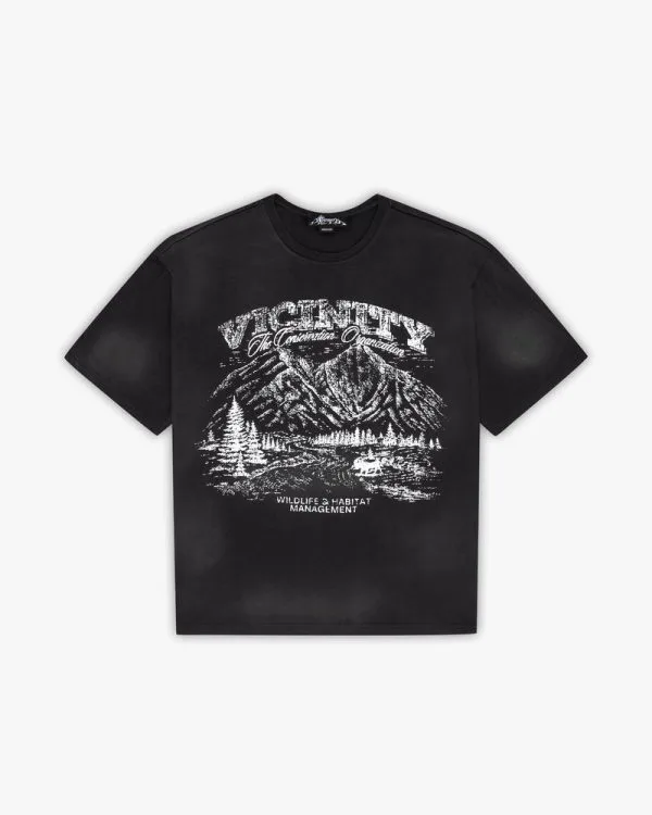 Landscape tee black - Avenue Wear
