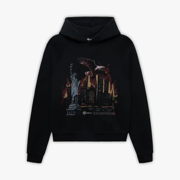 Liberty burns hoodie vintage wash - Avenue Wear