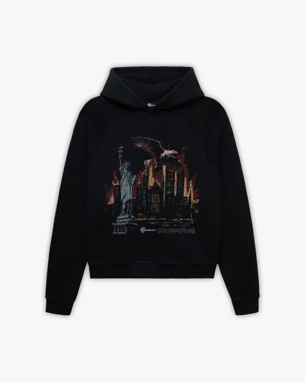 Liberty burns hoodie vintage wash - Avenue Wear