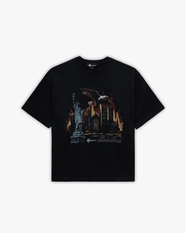 Liberty burns tee vintage wash - Avenue Wear