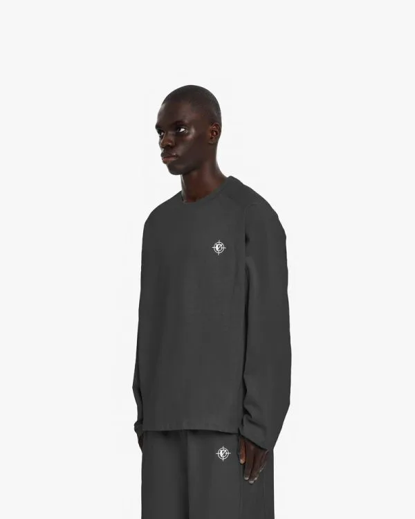 LONGSLEEVE ASH GREY - T-Shirts - streetwear Avenue Wear