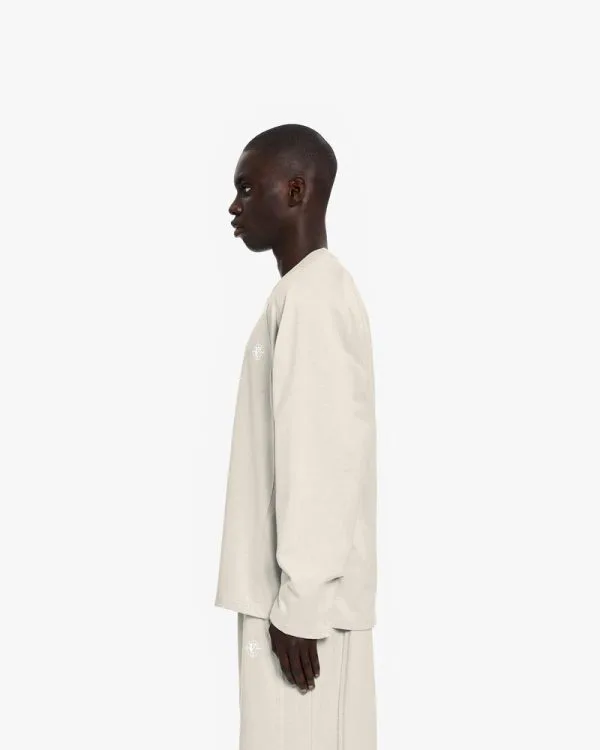LONGSLEEVE BEIGE - T-Shirts - streetwear Avenue Wear
