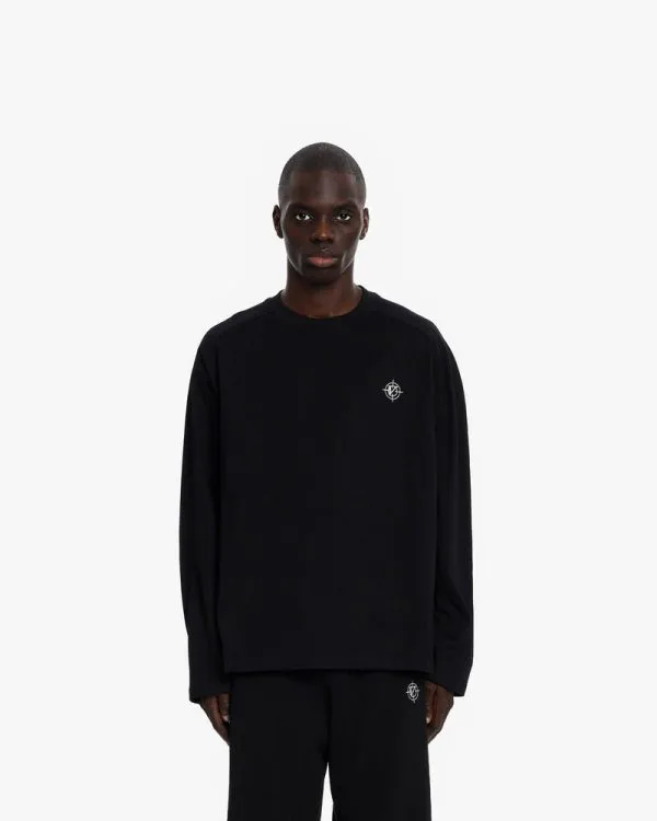 LONGSLEEVE BLACK - T-Shirts - streetwear Avenue Wear