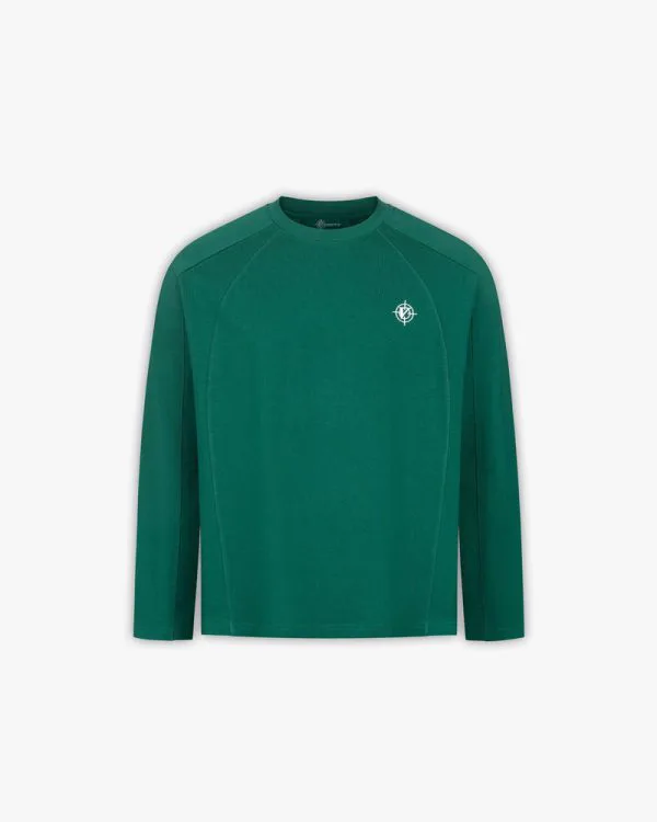 Longsleeve forrest green - Avenue Wear