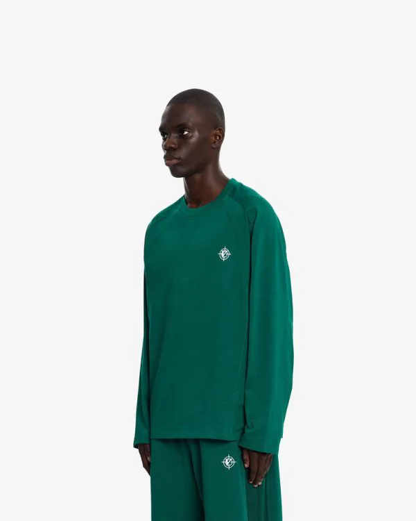 LONGSLEEVE FORREST GREEN - T-Shirts - streetwear Avenue Wear