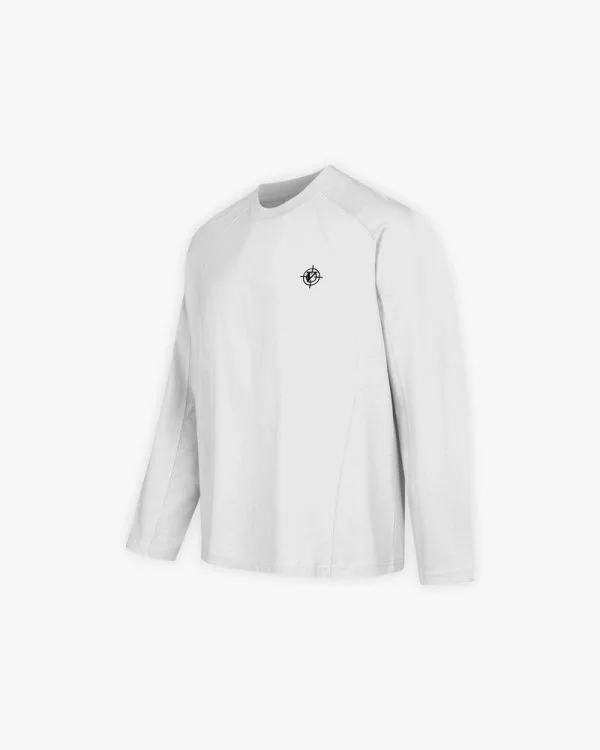 LONGSLEEVE LIGHT GREY - T-Shirts - streetwear Avenue Wear