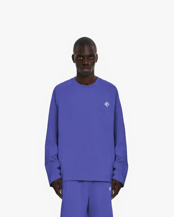 LONGSLEEVE OCEAN BLUE - T-Shirts - streetwear Avenue Wear