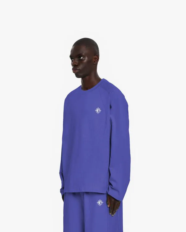 LONGSLEEVE OCEAN BLUE - T-Shirts - streetwear Avenue Wear