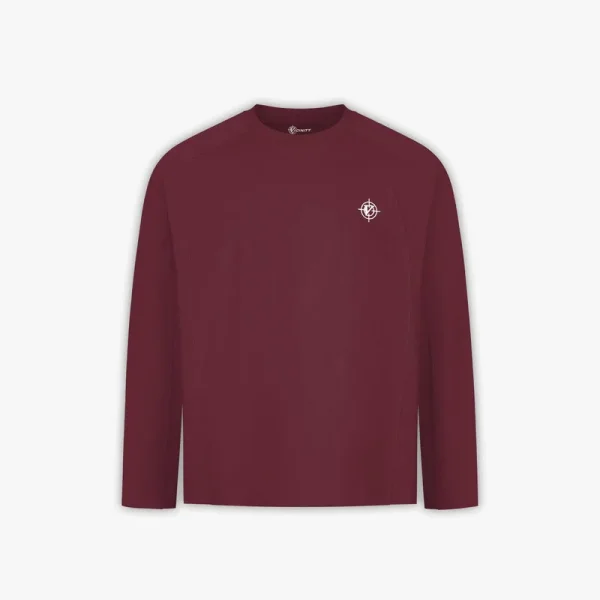 Longsleeve wine red - Avenue Wear