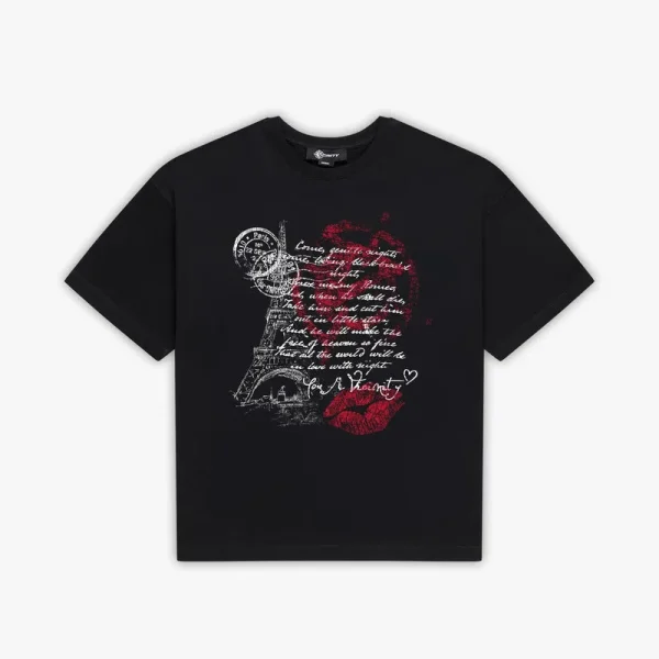 Love letter tee black - Avenue Wear