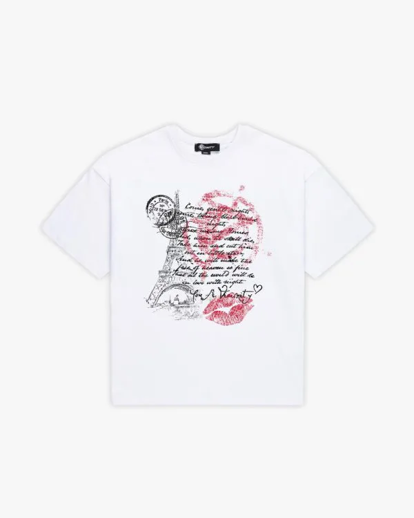 Love letter tee white - Avenue Wear