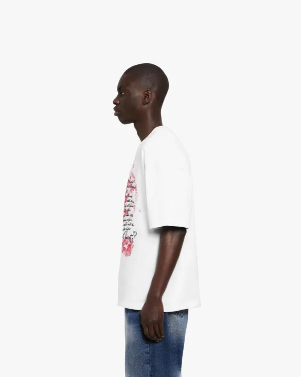 LOVE LETTER TEE WHITE - T-Shirts - streetwear Avenue Wear