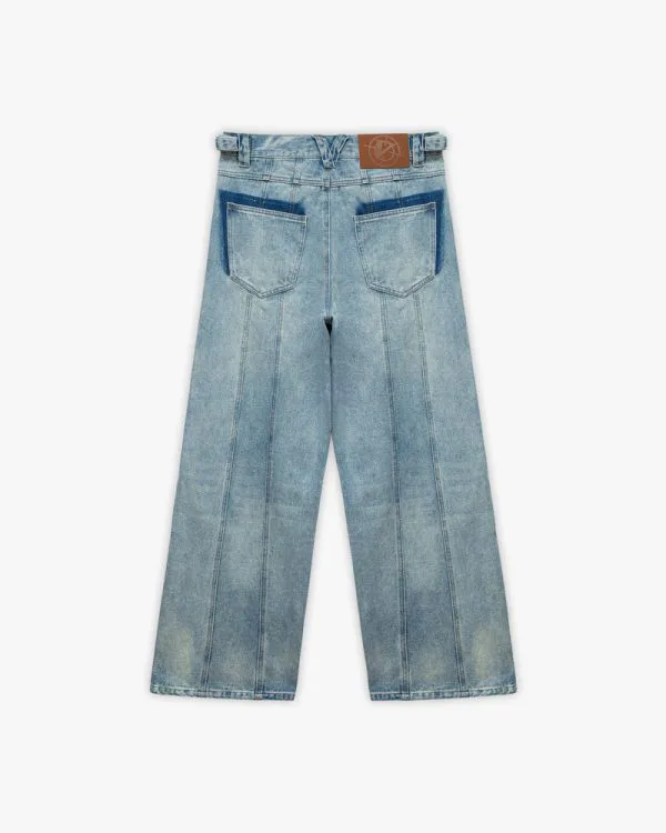 MAXIMUM DENIM VINTAGE BLUE - Pantalons & Jorts - streetwear Avenue Wear