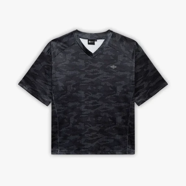 Mesh jersey dotted camo black - Avenue Wear