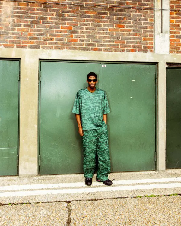 MESH JERSEY DOTTED CAMO GREEN - Jerseys - streetwear Avenue Wear