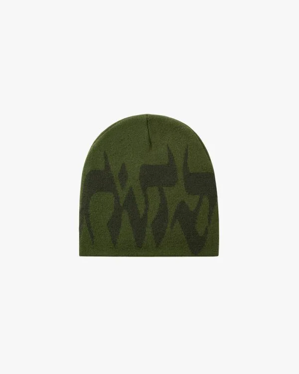 MIRAGE BEANIE - GREEN - Accessoires - streetwear Avenue Wear