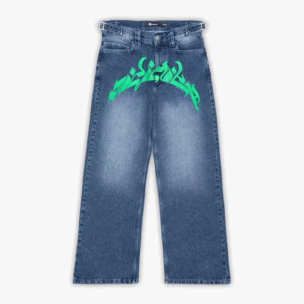 Mirage denim dark blue green - Avenue Wear