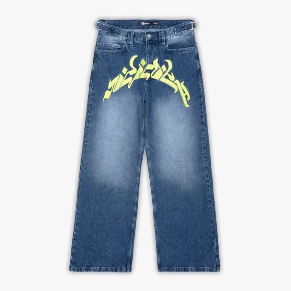 Mirage denim dark blue yellow - Avenue Wear