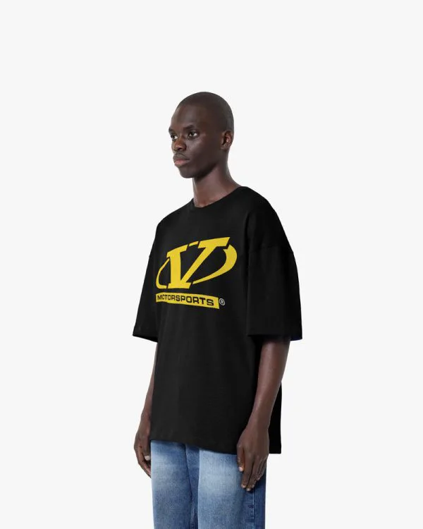 MOTORSPORTS TEE BLACK - T-Shirts - streetwear Avenue Wear
