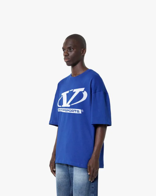 MOTORSPORTS TEE BLUE - T-Shirts - streetwear Avenue Wear