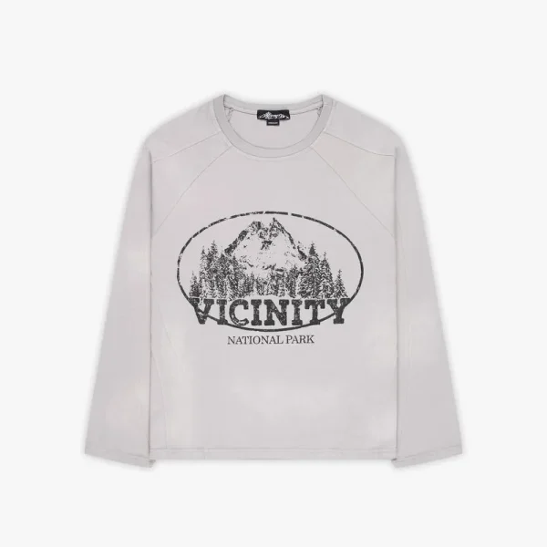 Mountain longsleeve grey - Avenue Wear