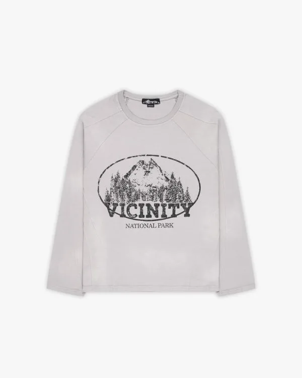 Mountain longsleeve grey - Avenue Wear