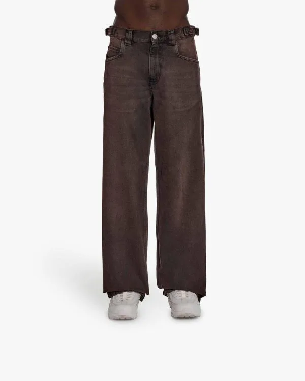 MUDD BROWN DENIM - Pantalons & Jorts - streetwear Avenue Wear