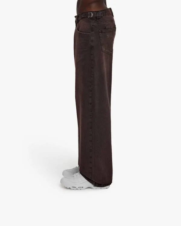 MUDD BROWN DENIM - Pantalons & Jorts - streetwear Avenue Wear