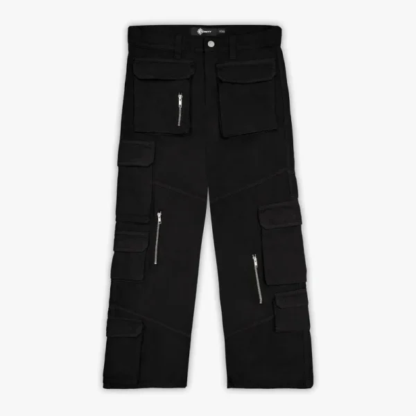 Multipocket cargopants black - Avenue Wear