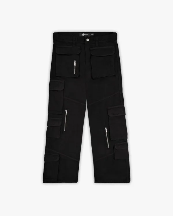 Multipocket cargopants black - Avenue Wear