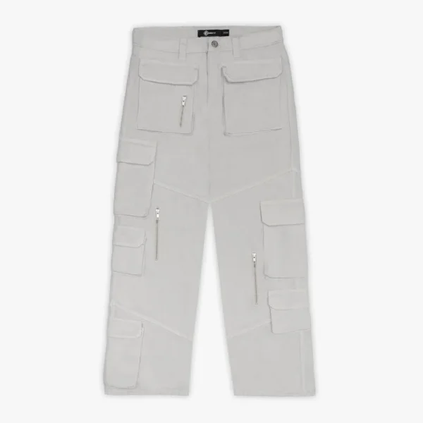 Multipocket cargopants light grey - Avenue Wear