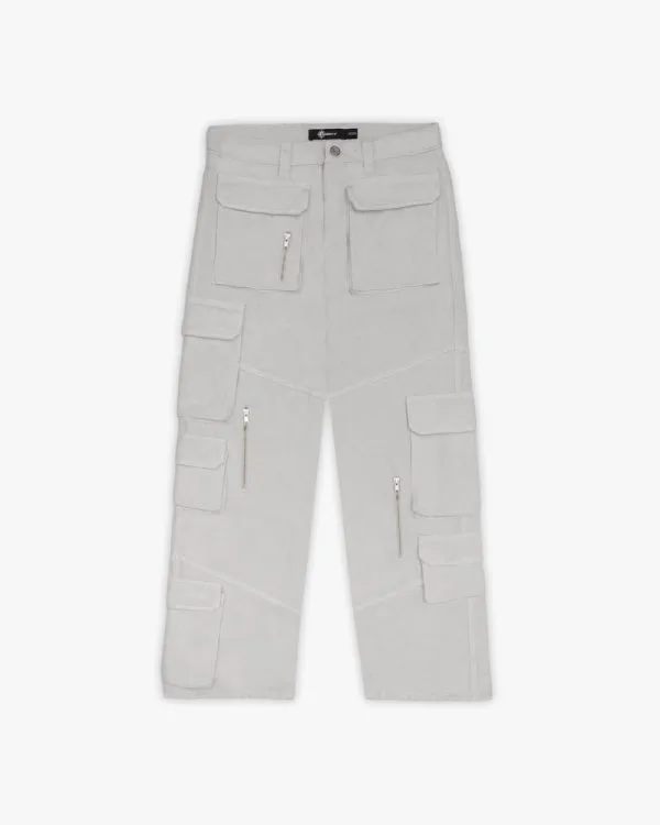 Multipocket cargopants light grey - Avenue Wear