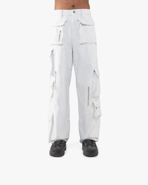 MULTIPOCKET CARGOPANTS LIGHT GREY - Pantalons & Jorts - streetwear Avenue Wear