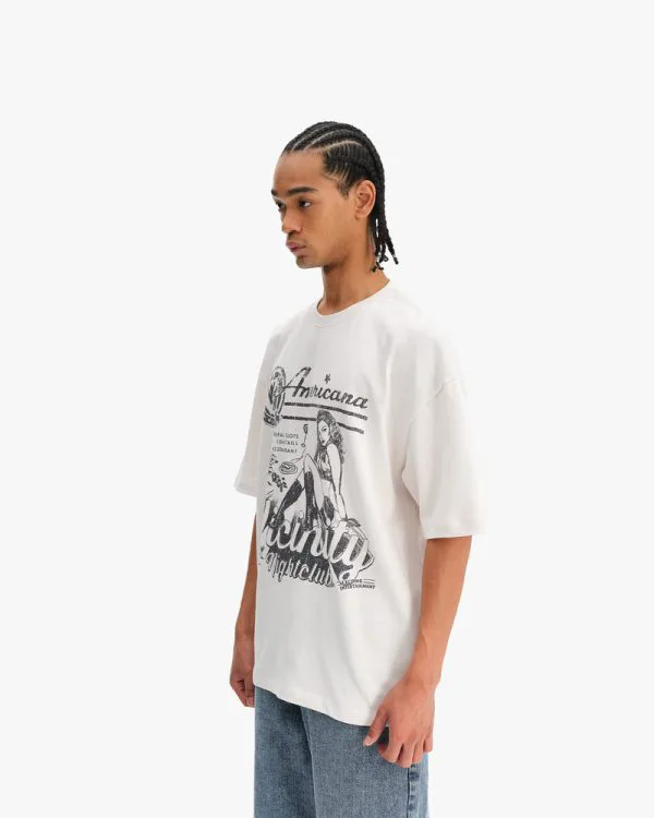 NIGHTCLUB TEE BEIGE - T-Shirts - streetwear Avenue Wear