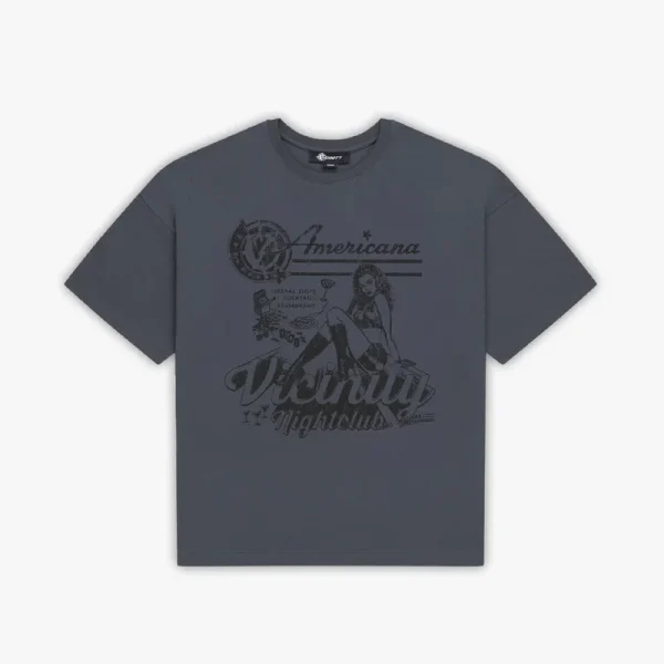 Nightclub tee dark grey - Avenue Wear