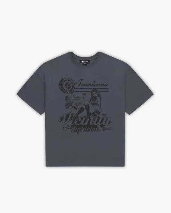 Nightclub tee dark grey - Avenue Wear