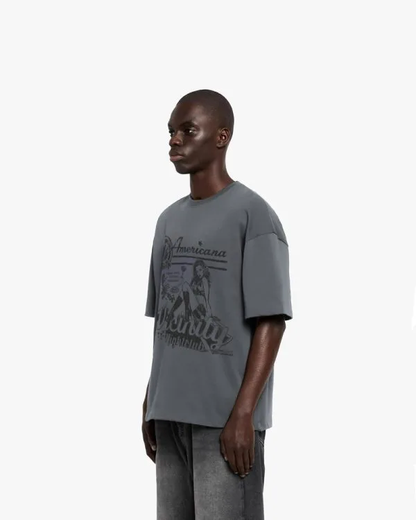 NIGHTCLUB TEE DARK GREY - T-Shirts - streetwear Avenue Wear
