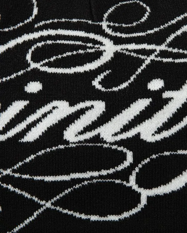ORNAMENT BEANIE - BLACK - Accessoires - streetwear Avenue Wear