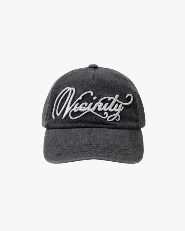 Ornament denim cap black - Avenue Wear