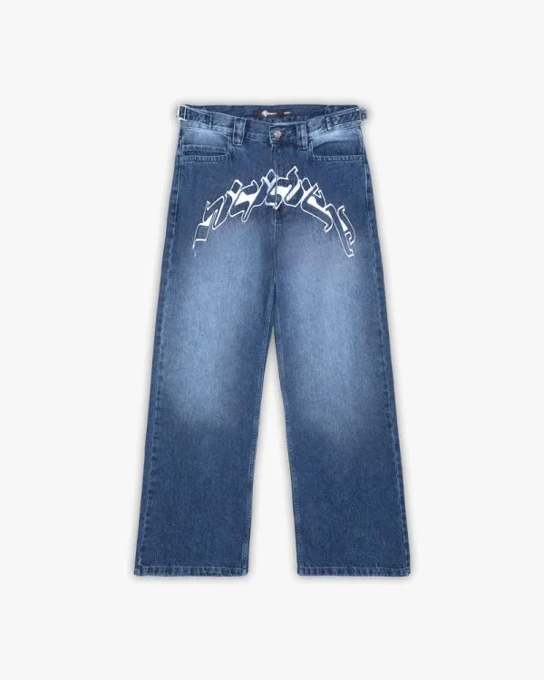 Outlined mirage denim dark blue white - Avenue Wear