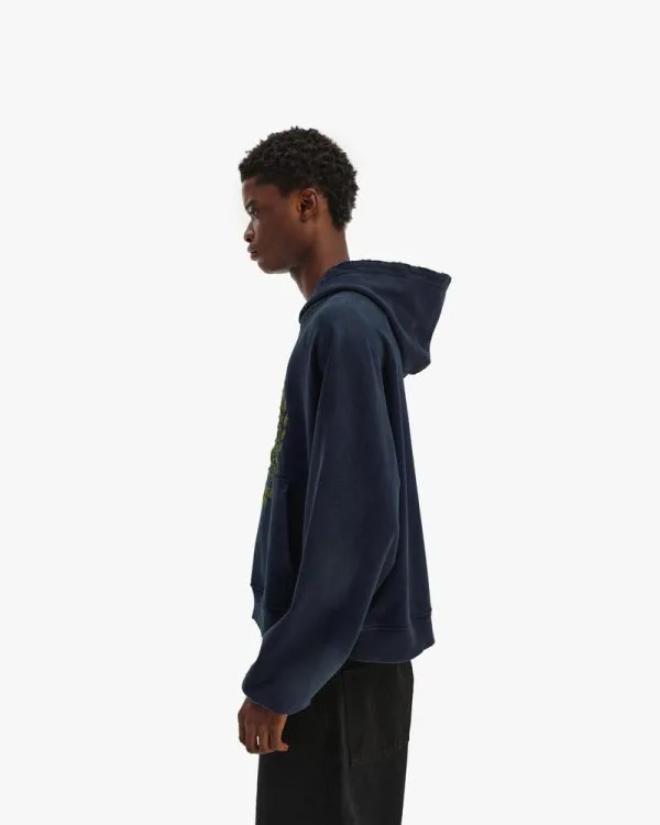 PASSPORT HOODIE WASHED BLUE - Sweats & Hoodies - streetwear Avenue Wear