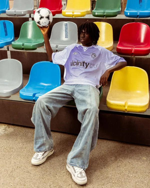 PERFORMANCE JERSEY DOTTED PURPLE - Jerseys - streetwear Avenue Wear