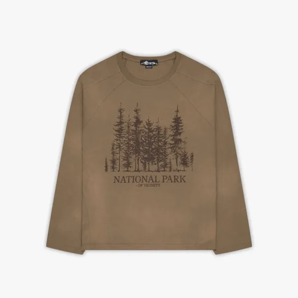 Pinetrees longsleeve beige - Avenue Wear
