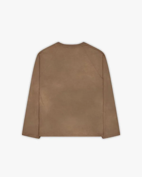 PINETREES LONGSLEEVE BEIGE - T-Shirts - streetwear Avenue Wear