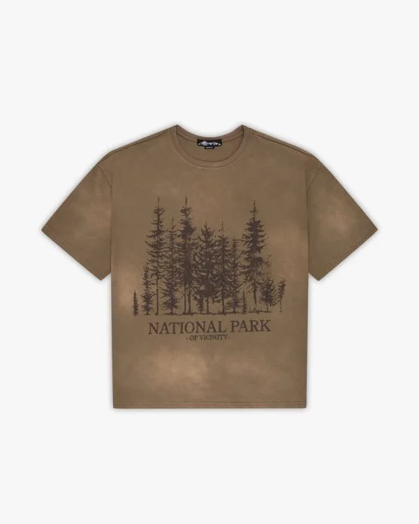 Pinetrees tee beige - Avenue Wear